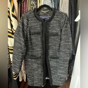 J. Crew Black Longline Blazer - Size 4